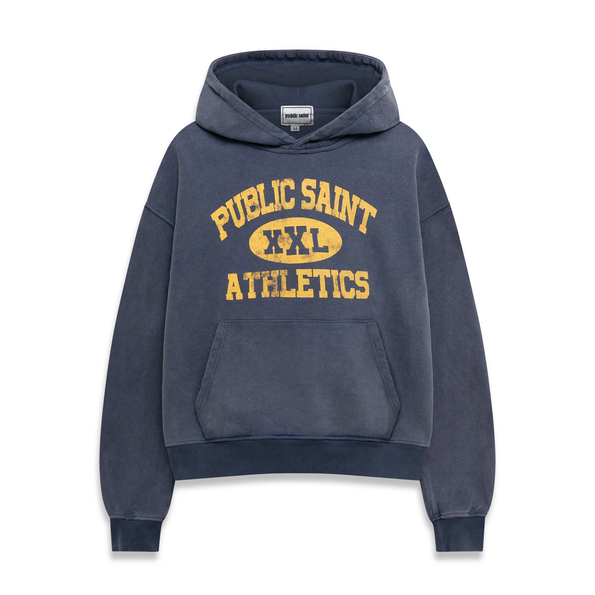 (PRE-ORDER) ATHLETICS HOODIE - NAVY PUBLIC SAINT ATHLETICS HOODIE - NAVY