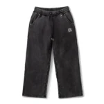 PUBLIC SAINT WIDE LEG SWEATPANT - WASHED BLACK