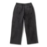 WIDE LEG SWEATPANT - WASHED BLACK