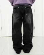 DISTRESSED DENIM - WASHED BLACK