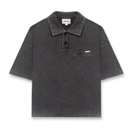WAFFLE KNIT POLO