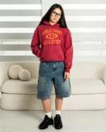 UTILITY DENIM SHORT - BLUE