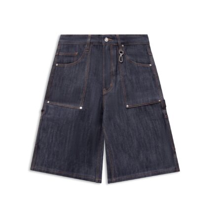 PUBLIC SAINT UTILTY DENIM SHORTS - SELVEDGE