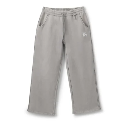 PUBLIC SAINT WIDE LEG SWEATPANT - CEMENT GREY