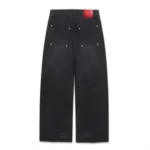 Public Saint Distressed Denim - Washed Black - Image 2