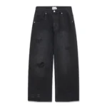 Public Saint Distressed Denim - Washed Black
