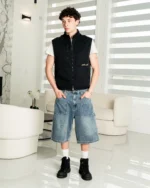Public Saint Utility Denim Short - Image 3