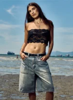 Public Saint Utility Denim Shorts - Image 5