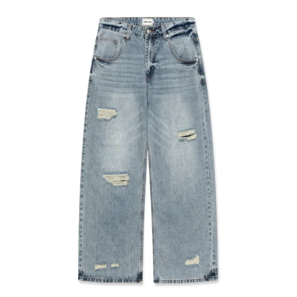 Public Saint Distressed Denim - Light Wash