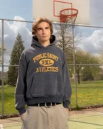 Public saint Athletics Hoodie - Navy - Image 4