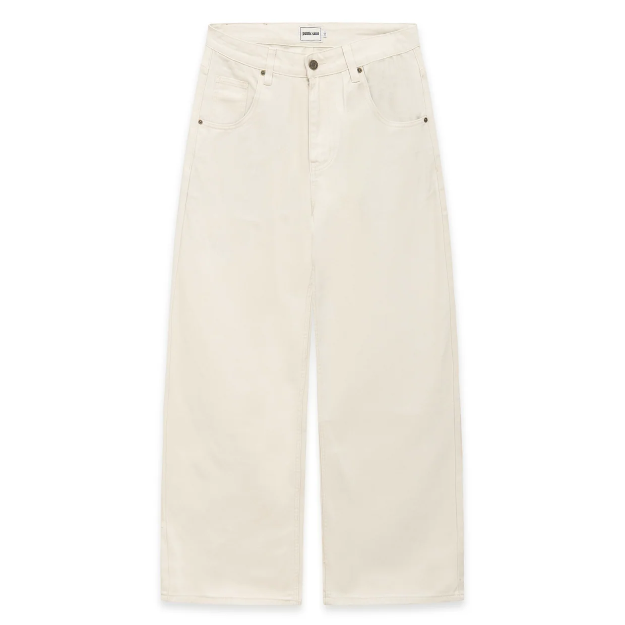 IMG-2730 Discover Public Saint Bronco Denim - Ivory, featuring a clean neutral finish, relaxed silhouette, premium feel, and versatile everyday style.