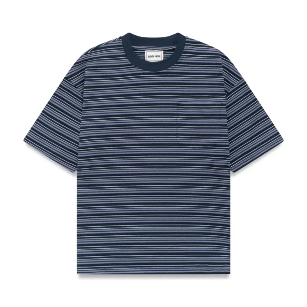 Public Saint Navy Striped Tee