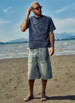 Public Saint Utility Denim Shorts - Image 3